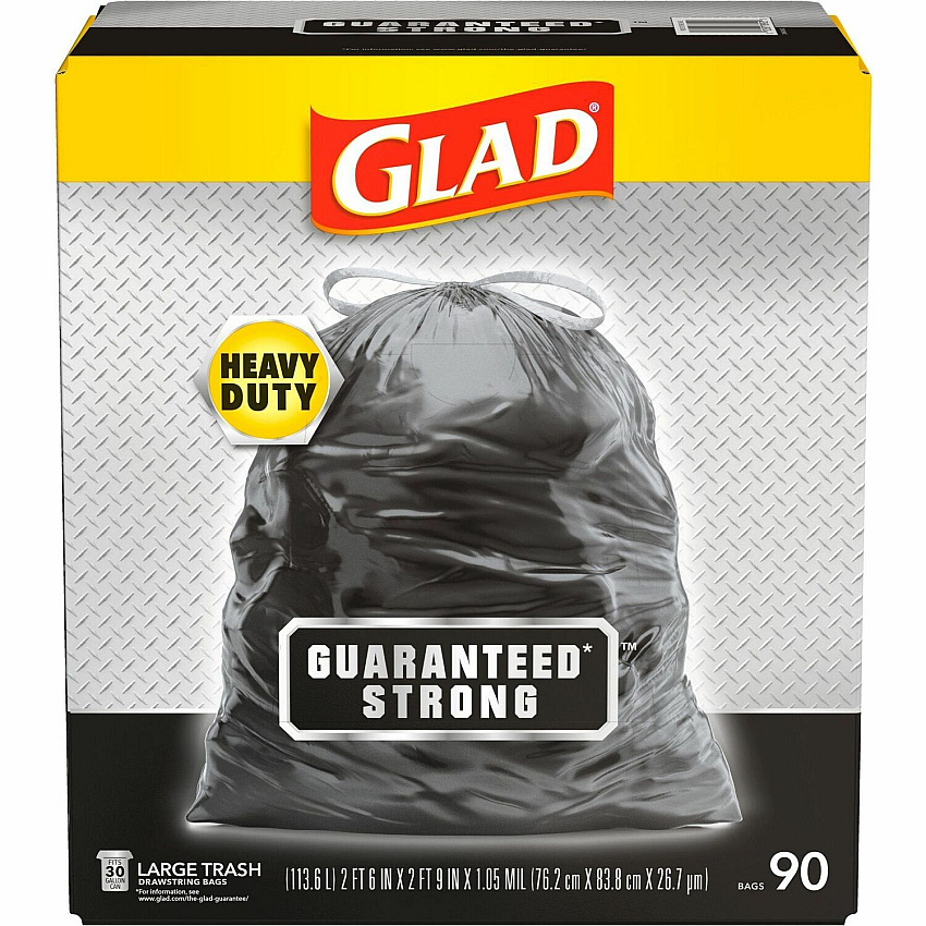Glad Large Drawstring Trash Bags (CLO78952PL)