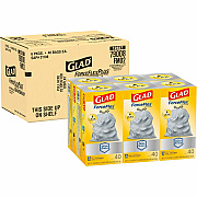 Glad ForceFlex Tall Kitchen Drawstring Trash Bags - OdorShield (CLO79008PL)
