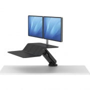 Fellowes Lotus RT Sit-Stand Workstation Black Dual (8081601)