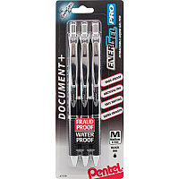 EnerGel PRO Retractable Liquid Gel Ink Pens (PENBLP77BP3A)