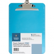 Business Source Spring Clip Plastic Clipboard (01863)