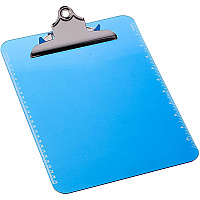 Business Source Spring Clip Plastic Clipboard (BSN01863)