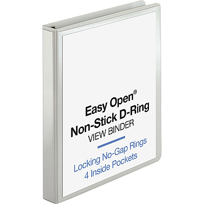 Business Source Locking D-Ring View Binder (BSN26955)