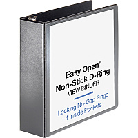 Business Source Locking D-Ring View Binder (BSN26962)