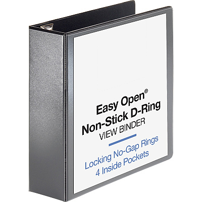 Business Source Locking D-Ring View Binder (BSN26962)