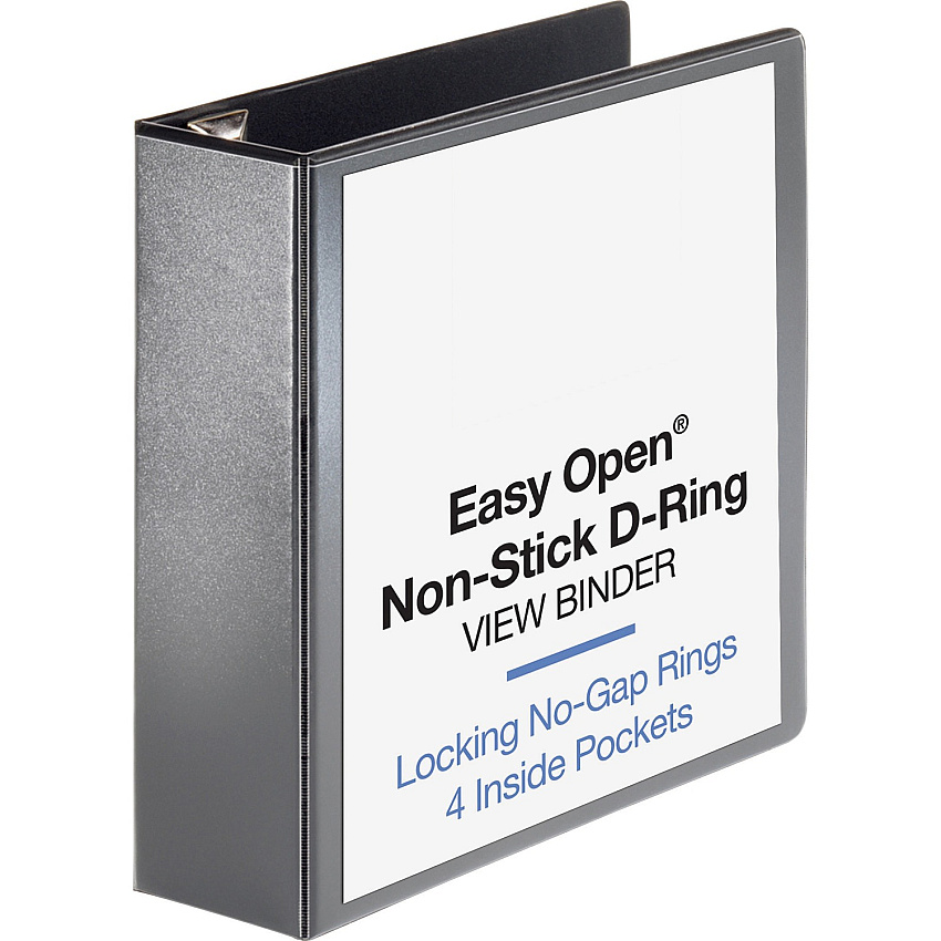 Business Source Locking D-Ring View Binder (BSN26962)