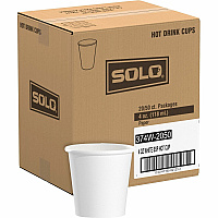 Solo 4 oz Paper Hot Cups (SCC374W2050)