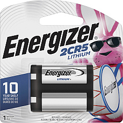 Energizer 2CR5 Batteries, 1 Pack (EVEEL2CR5BP)