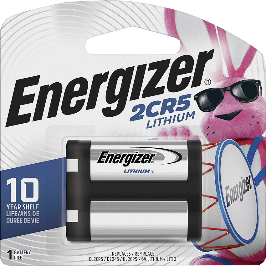 Energizer 2CR5 Batteries, 1 Pack (EVEEL2CR5BP)