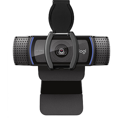 Logitech C920S Webcam - 2.1 Megapixel - 30 fps - USB 3.1 - 1 Pack(s) (LOG960001257)