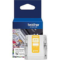 Brother Genuine CZ-1003 continuous length ¾" (0.75") 19 mm wide x 16.4 ft. (5 m) long label roll featuring Zero Ink technology