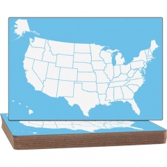 Flipside U.S. Map Dry-erase Board (11222)