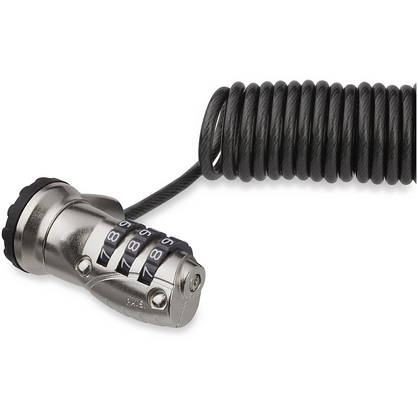 StarTech Coiled Laptop Cable Lock K-slot - Combo (LTLOCK3DCOIL)