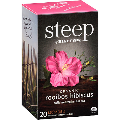 Bigelow Rooibos Hibiscus Herbal Tea Bag (BTC17713)