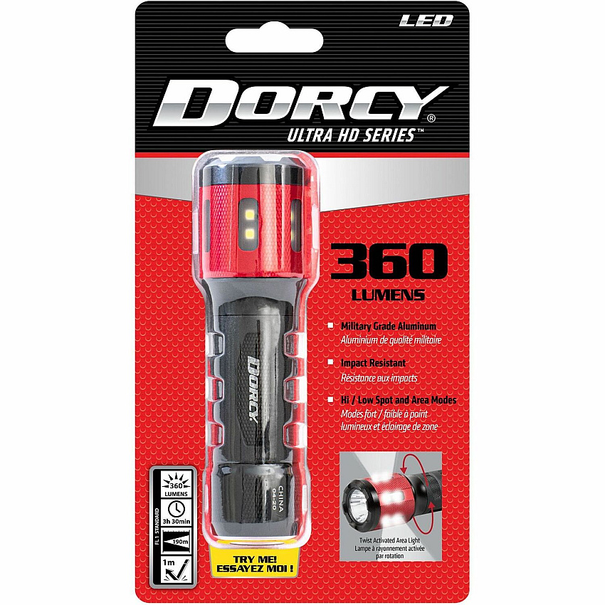 DORCY Ultra HD Series Twist Flashlight (DCY414347)