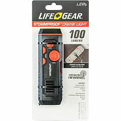 Life+Gear Stormproof Crank Light (DCYLG3860675RED)