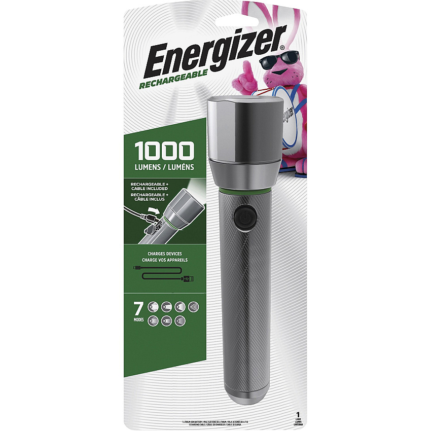 Energizer Vision HD Rechargeable LED Flashlight (EVEENPMHRL7)