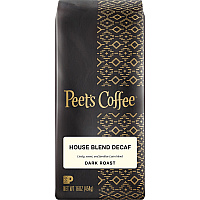 Peet's Coffee Ground House Blend Decaf Coffee (PEE501487)