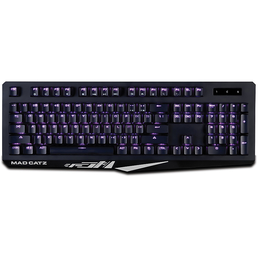 Mad Catz The Authentic S.T.R.I.K.E. 4 Mechanical Gaming Keyboard - Black (MDCKS13MMUSBL00)