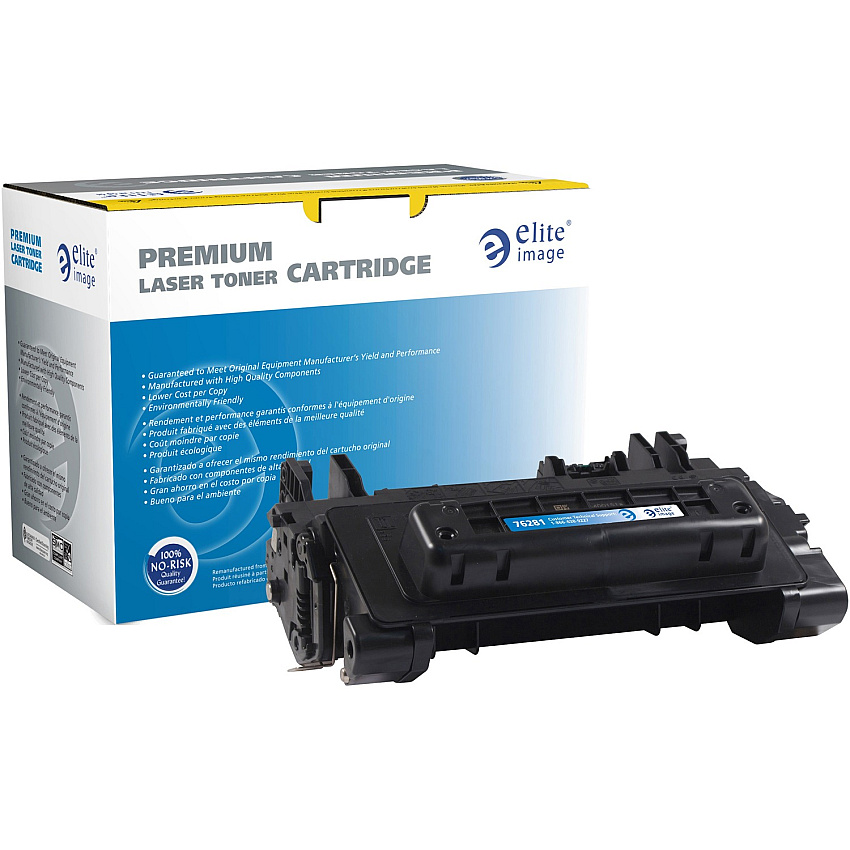 Elite Image Remanufactured Extended Yield Laser Toner Cartridge - Alternative for HP 81A (CF281A) - Black - 1 Each (ELI76281)