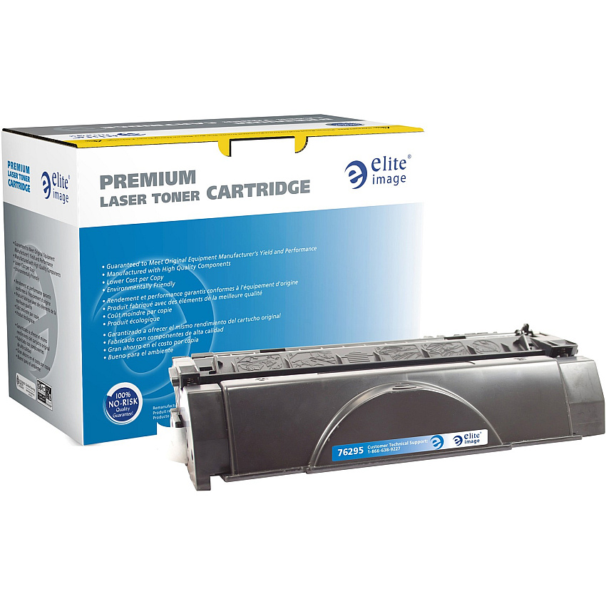 Elite Image Remanufactured Laser Toner Cartridge - Alternative for HP 49A (Q5949A) - Black - 1 Each (ELI76295)