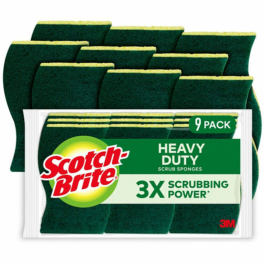 Scotch-Brite Heavy-Duty Scrub Sponges (MMM4295)