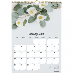 Blueline Romantic Floral Wall Calendar (C173122)