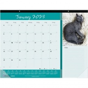 Blueline Furry Cats Desk Pad Calendar (C194115)