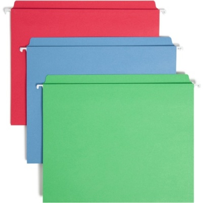 Smead FasTab Straight Tab Cut Letter Recycled Hanging Folder (64100)