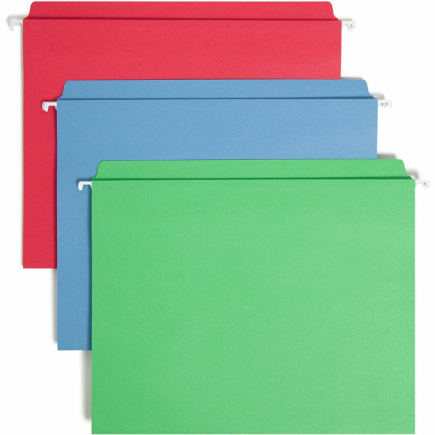 Smead FasTab Straight Tab Cut Letter Recycled Hanging Folder (SMD64100)