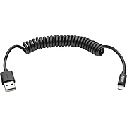 Tripp Lite Lightning Connector USB Coiled Cable (TRPM100004COILB)
