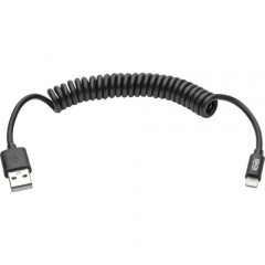Tripp Lite Lightning Connector USB Coiled Cable (M100004COILB)