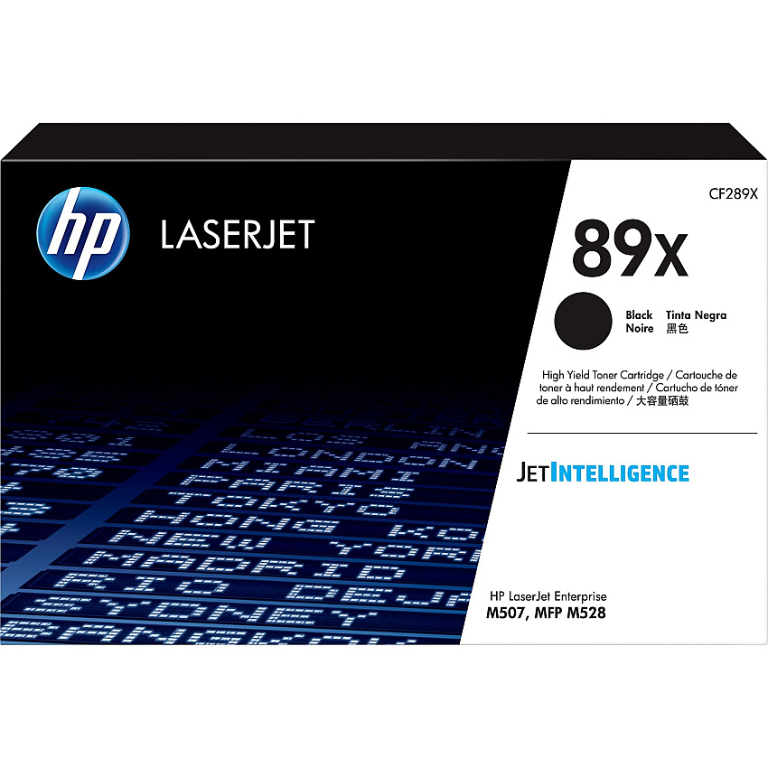 HP 89X (HEWCF289X) Original High Yield Laser Toner Cartridge - Black - 1 Each