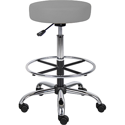BOSS Caressoft Medical/Drafting Stool (B16240GY)