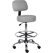 BOSS B16245-GY Drafting Stool