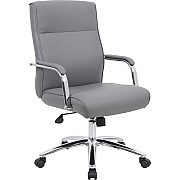 BOSS Modern Executive Conference Chair-Grey (B696CGY)
