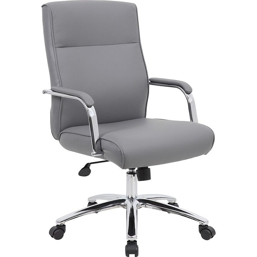 BOSS Modern Executive Conference Chair-Grey (B696CGY)