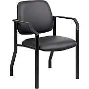 BOSS Antimicrobial Guest Chair, 300 lb. Weight Capacity (B9591AMBK)