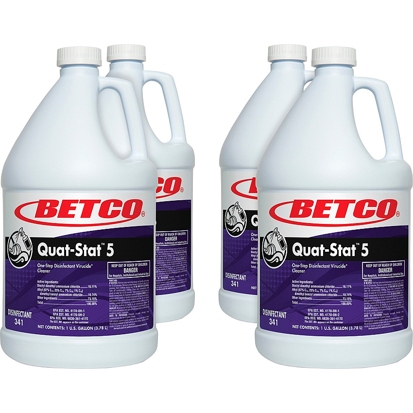 Betco Quat-Stat 5 Disinfectant Gallon (BET3410400CT)