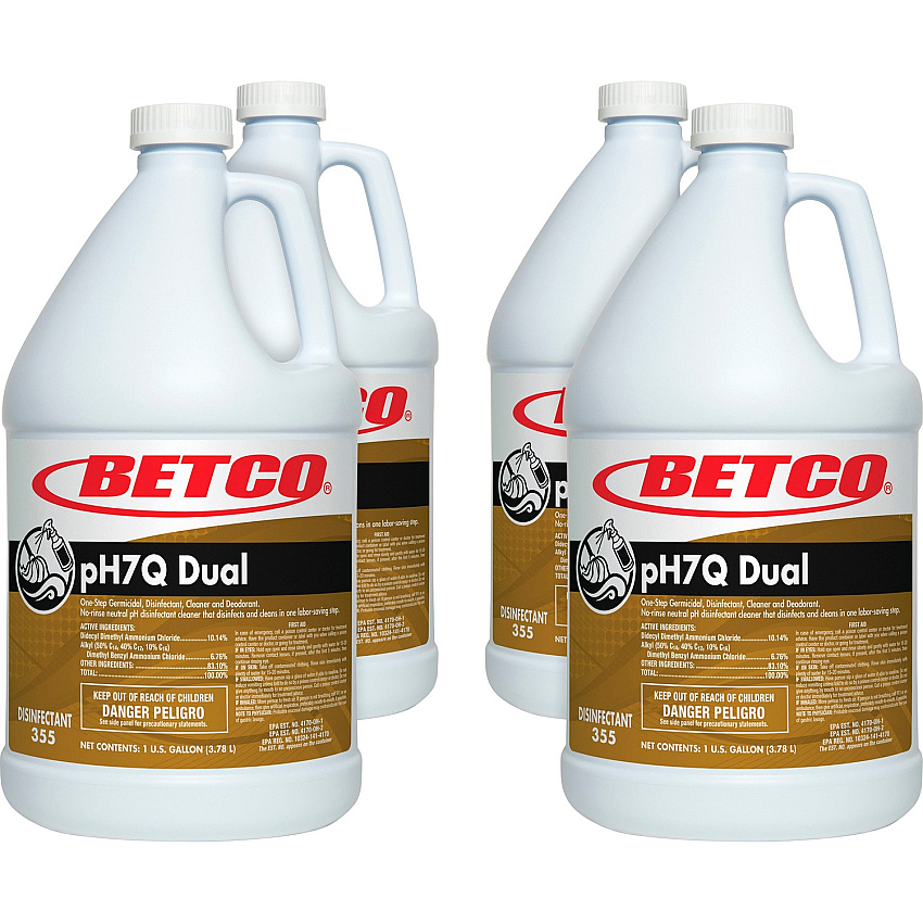 Betco pH7Q Dual Neutral Disinfectant Cleaner (BET3550400CT)