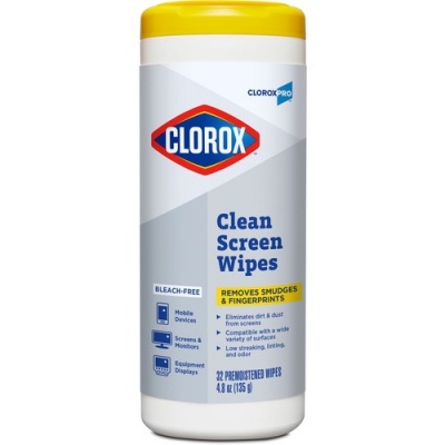 CloroxPro Clean Screen Wipes, Bleach-Free (32246CT