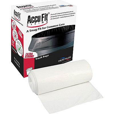 Heritage Accufit RePrime Trash Bags (HERH5645TCRC1CT)