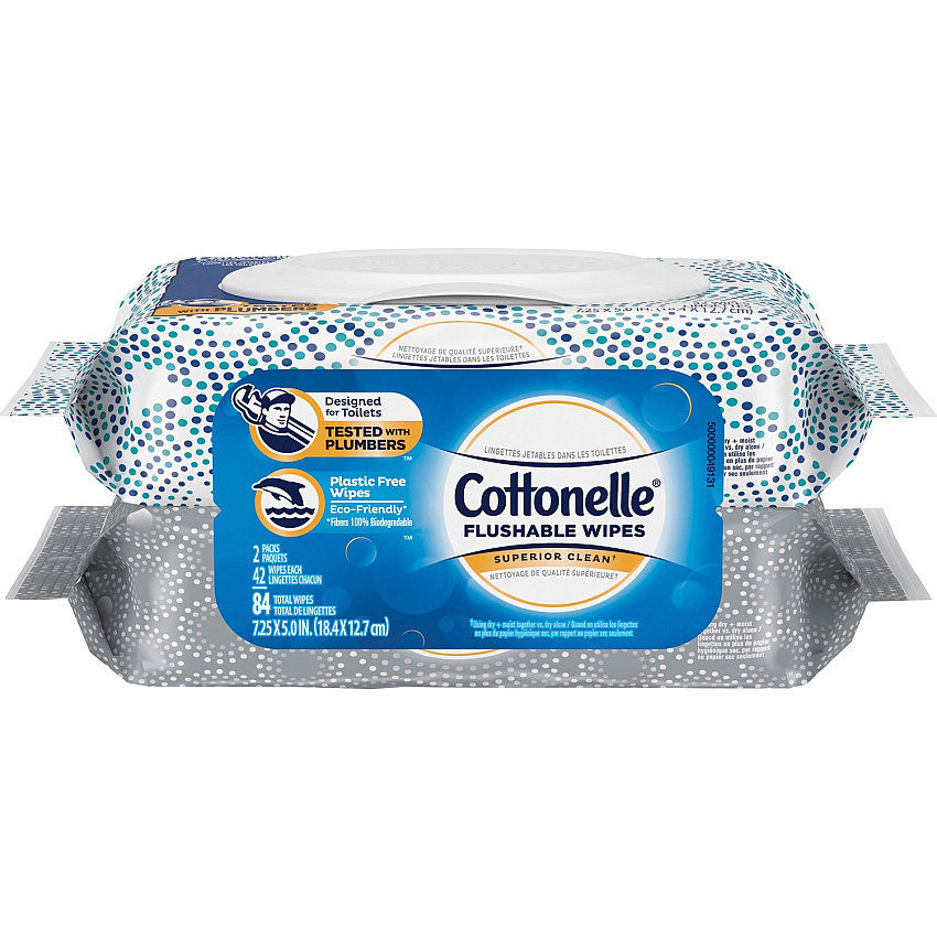 Cottonelle Flushable Wet Wipes (KCC35970CT)