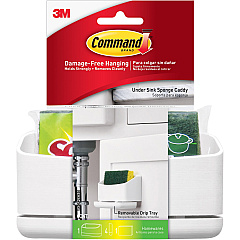 Command Under Sink Sponge Caddy (MMM17609HWESCT)