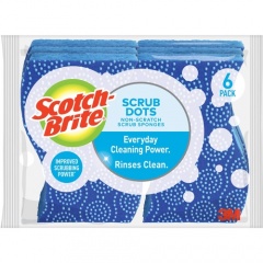 Scotch-Brite Scrub Dots Non-Scratch Sponge (203064CT)