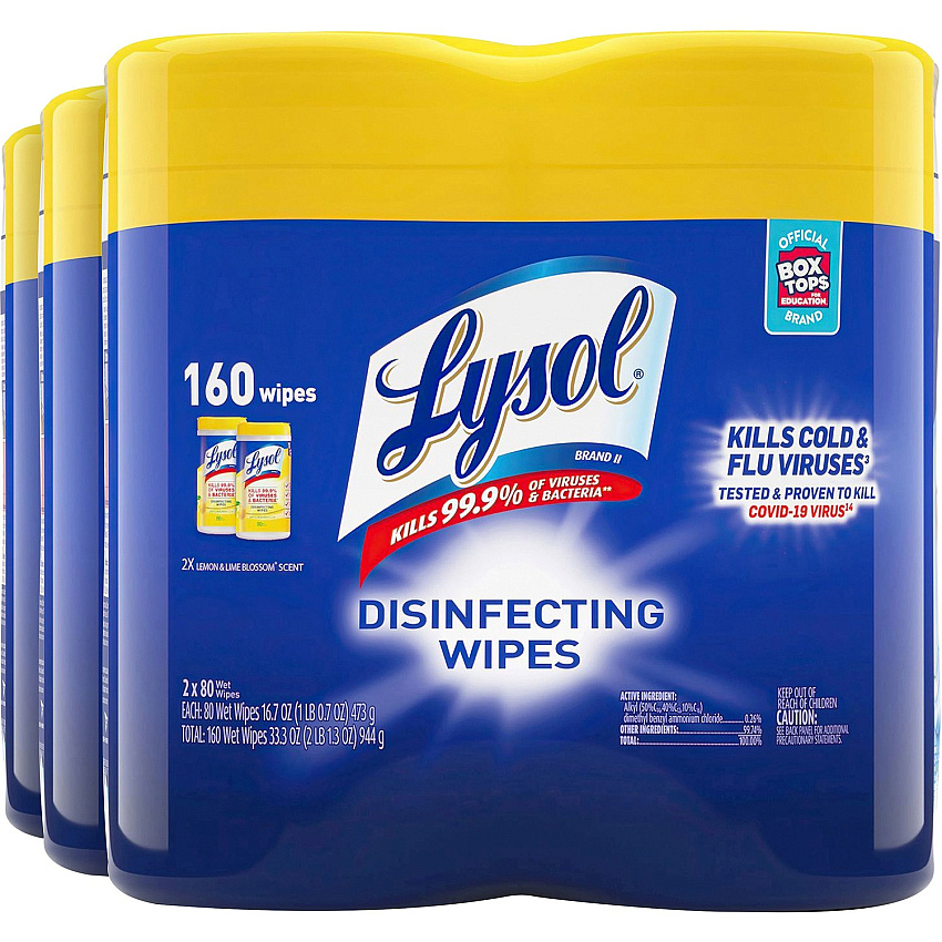 LYSOL Disinfecting Wipes (RAC80296)
