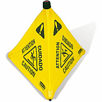 Rubbermaid Commercial 30" Pop-Up Caution Safety Cone (RCP9S0100YLCT)
