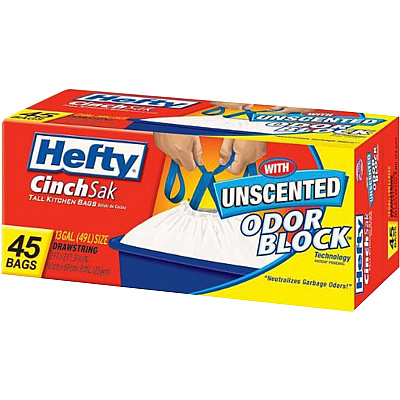 Hefty CinchSak 13-gallon Drawstring Bags (RFPE84572CT)