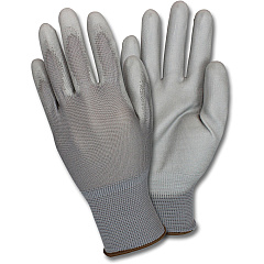 Safety Zone Poly Coated Knit Gloves (SZNGNPU2X4GY)