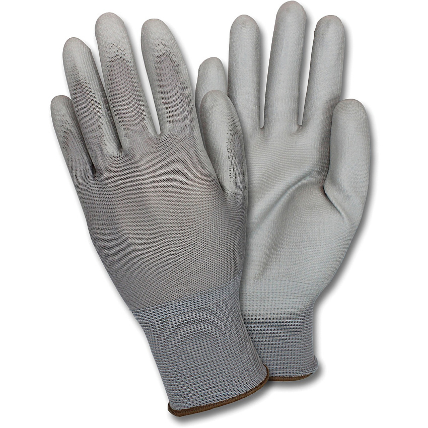 Safety Zone Poly Coated Knit Gloves (SZNGNPUXL4GY)